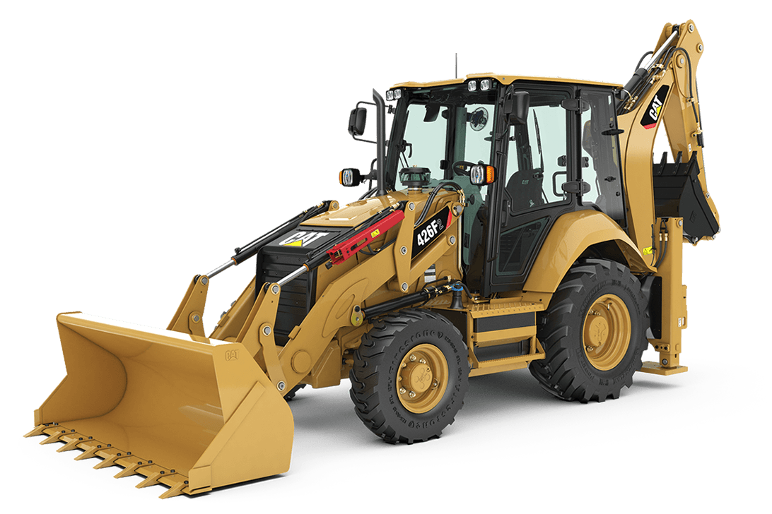 Caterpillar 428F backhoe loader